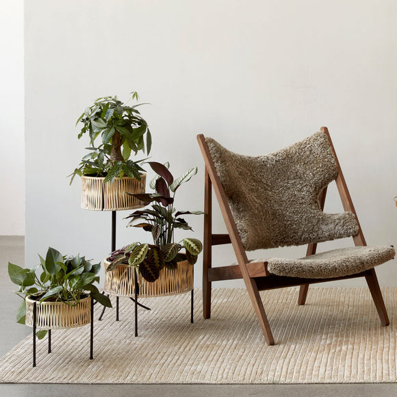 Knitting Lounge Chair Sheepskin Upholstery Chairs Audo Copenhagen