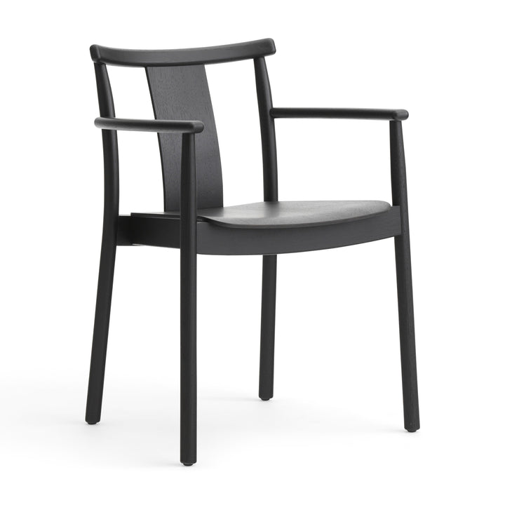 Merkur Dining Armchair Chairs Audo Copenhagen Black Painted Oak