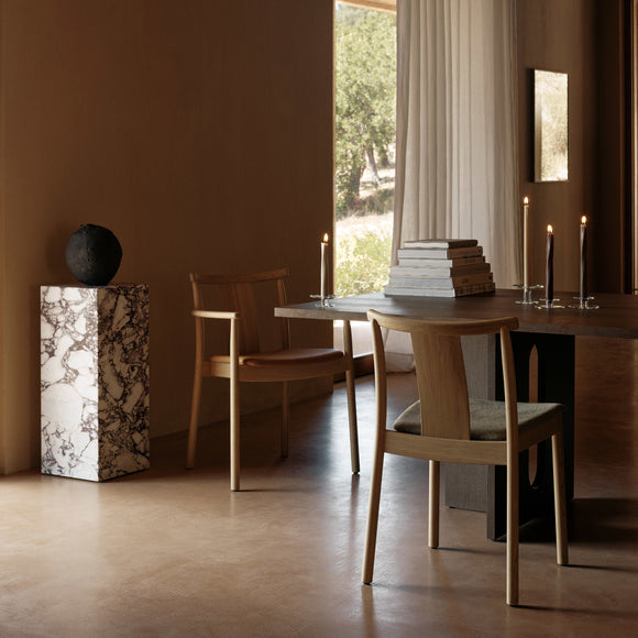 Merkur Upholstered Dining Armchair Chairs Audo Copenhagen