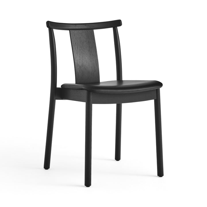 Merkur Upholstered Dining Chair Chairs Audo Copenhagen Black Painted Oak / Dakar 0842