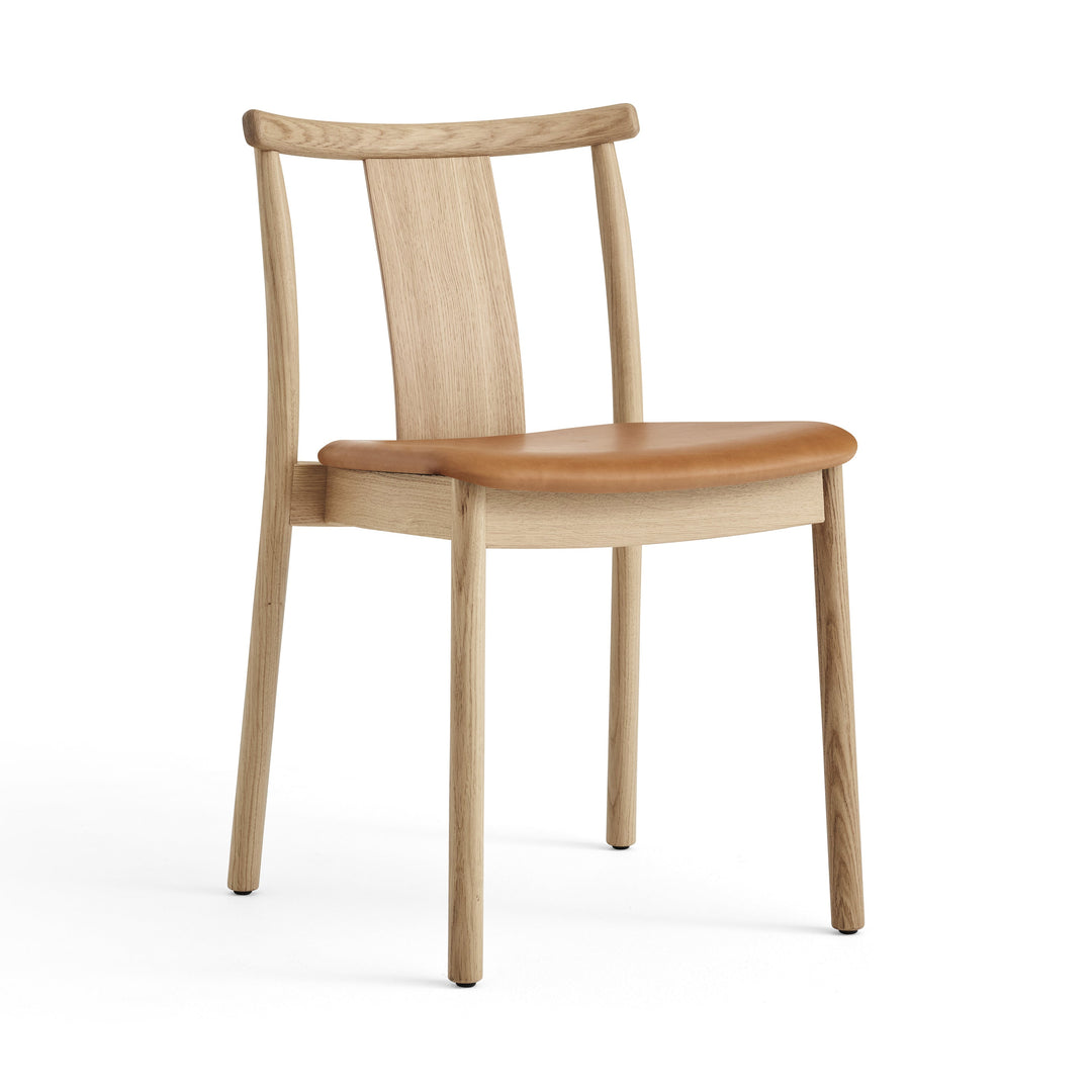 Merkur Upholstered Dining Chair Chairs Audo Copenhagen Natural Oak / Dakar 0250