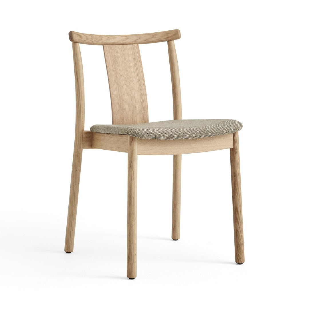 Merkur Upholstered Dining Chair Chairs Audo Copenhagen Natural Oak / Hallingdal 65 0200