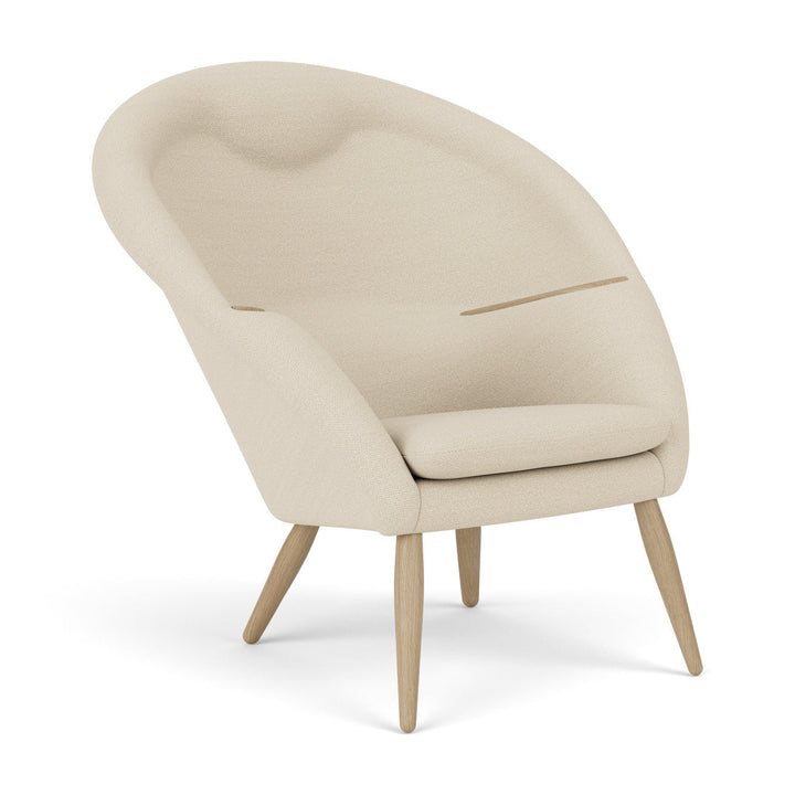 Oda Lounge Chair Chairs Audo Copenhagen Natural Oak / 0200 - Hallingdal 65 Chair Only