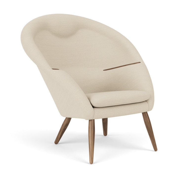 Oda Lounge Chair Chairs Audo Copenhagen Walnut / 0200 - Hallingdal 65 Chair Only