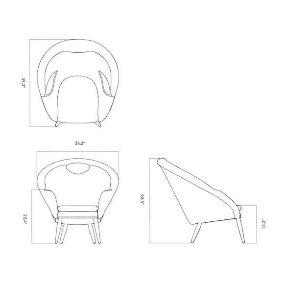 Oda Lounge Chair Chairs Audo Copenhagen