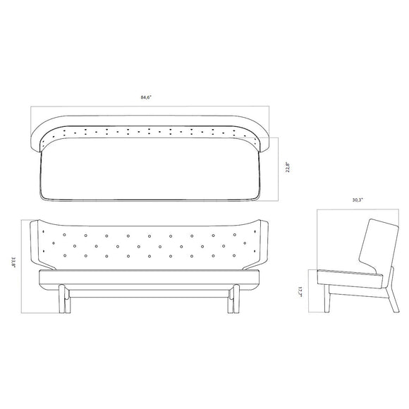 Radiohus 2-Seater Sofa Sofas Audo Copenhagen