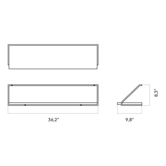 Rail Shelf Bookcases & Standing Shelves Audo Copenhagen