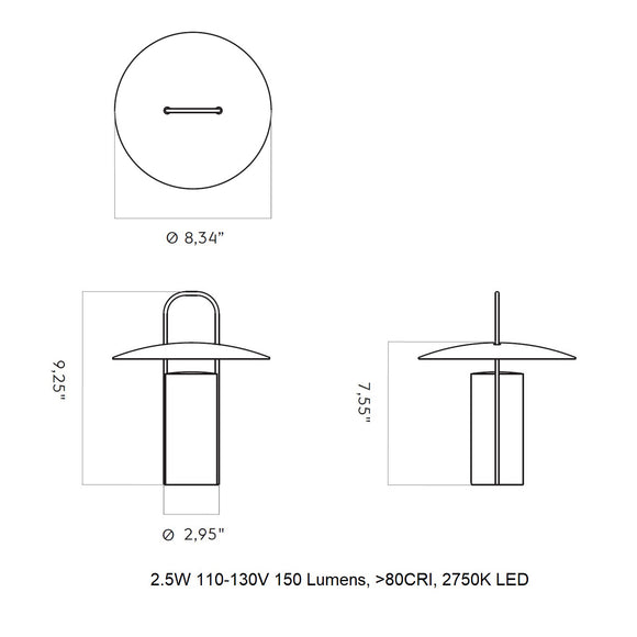Ray Portable Table Lamp Table Lamps Audo Copenhagen