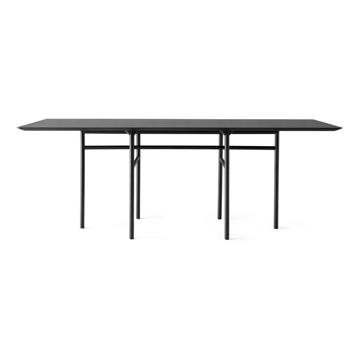 Snaregade Rectangular Table Tables Audo Copenhagen Black / Black Oak Veneer