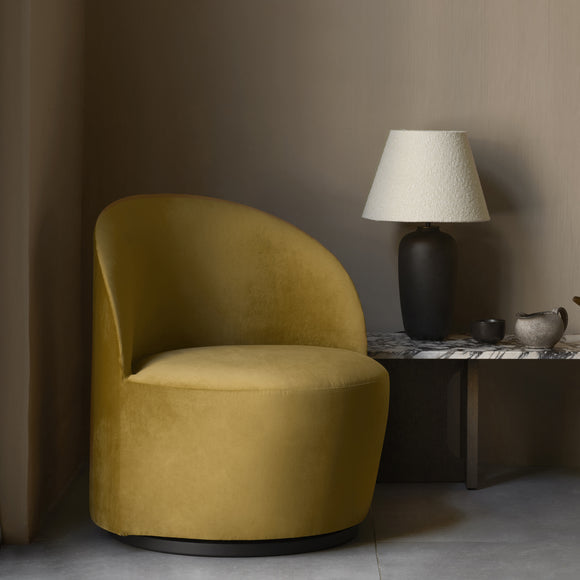 Tearoom Lounge Chair with Return Swivel Base Furniture Audo Copenhagen