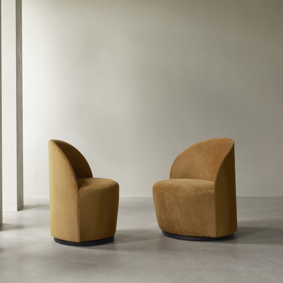 Tearoom Side Chair with Return Swivel Base Chairs Audo Copenhagen