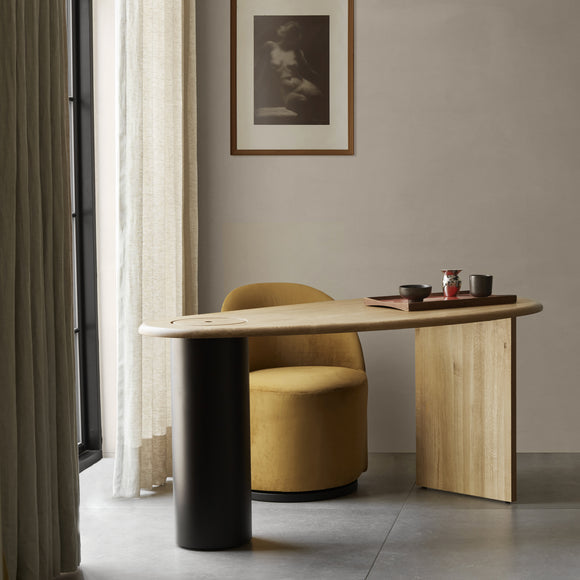 Tearoom Side Chair with Return Swivel Base Chairs Audo Copenhagen