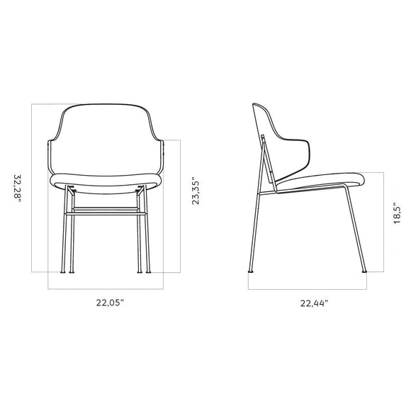 The Penguin Dining Chair Chairs Audo Copenhagen