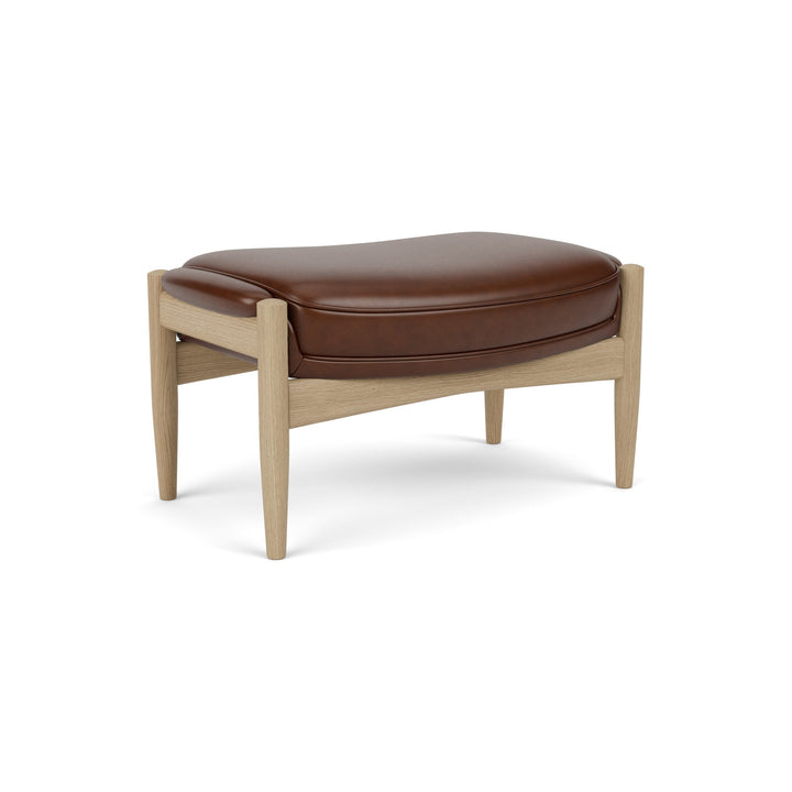 The Seal Ottoman Ottomans Audo Copenhagen Natural Oak / 0329 - Brown Dakar