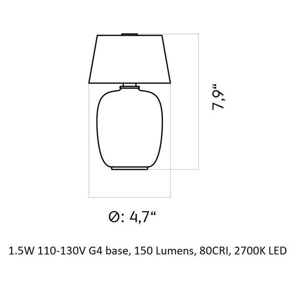Torso Portable LED Table Lamp Table Lamps Audo Copenhagen