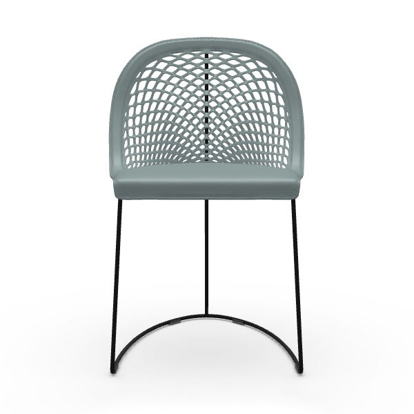 Guapa S M CU Dining Chair Chairs MIDJ TK Hide Light Blue C2AZ / Black EN