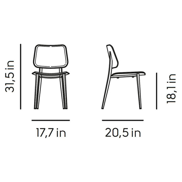 Joe S M TS/L Dining Chair Chairs MIDJ