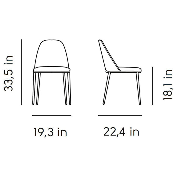 Lea Deluxe S M TS Dining Chair Chairs MIDJ