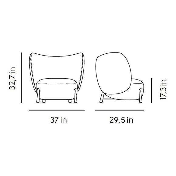 Mys AP M TS Lounge Armchair Chairs MIDJ
