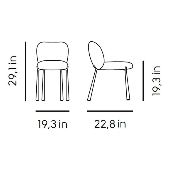 Mys S M TS Dining Chair Chairs MIDJ