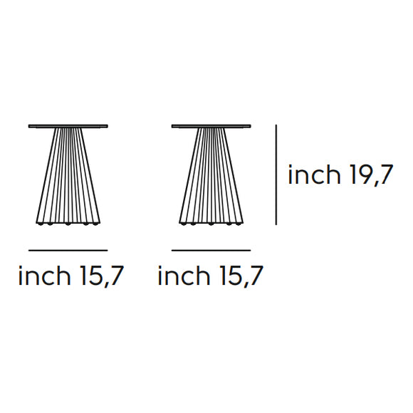 Plisse Coffee Table Tables MIDJ