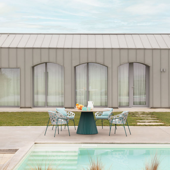 Plisse Round Dining Table Tables MIDJ