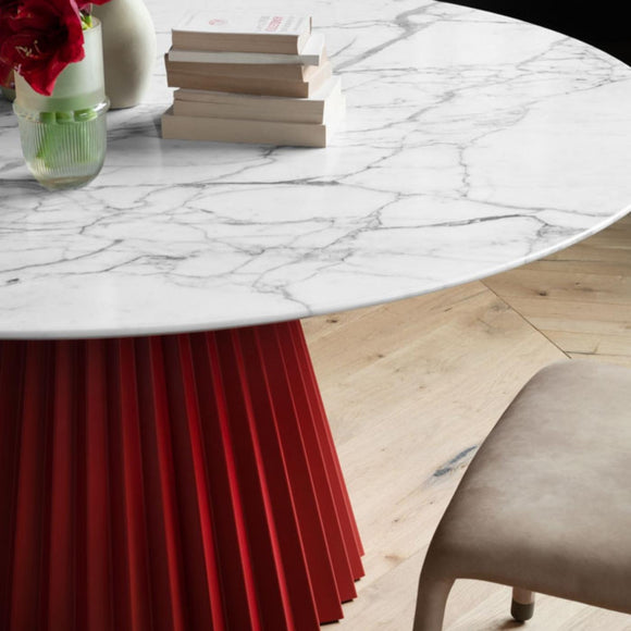 Plisse Round Dining Table Tables MIDJ