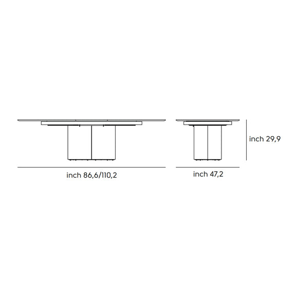 Sesamo Dining Table Tables MIDJ