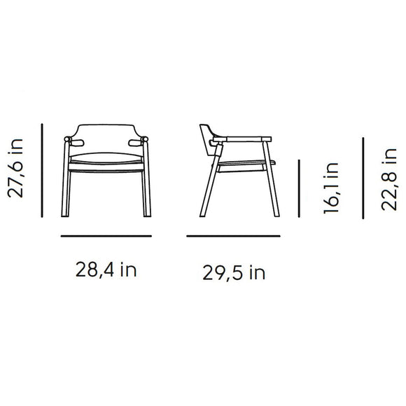 Suite AP L CU Lounge Armchair Chairs MIDJ