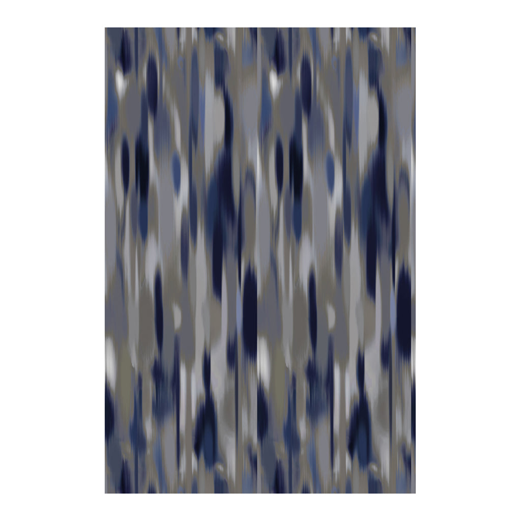 Akira Rectangular Rug Rugs Moooi Navy Small: 6 ft 6.7 in x 9 ft 10.1 in Polyamide