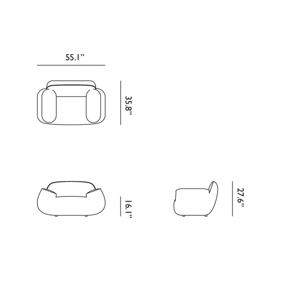 Big George Armchair Chairs Moooi