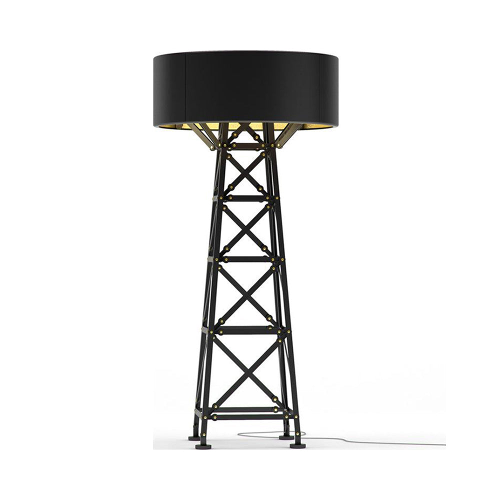 Construction Lamp Floor Lamps Moooi Matt Black Medium: 54.7 in height
