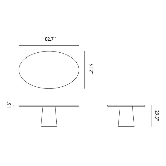 Container Oval Dining Table Tables Moooi