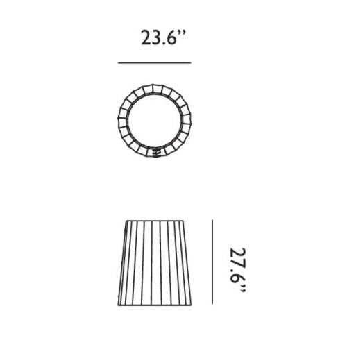Container Round Dining Table with Bodhi Base Tables Moooi