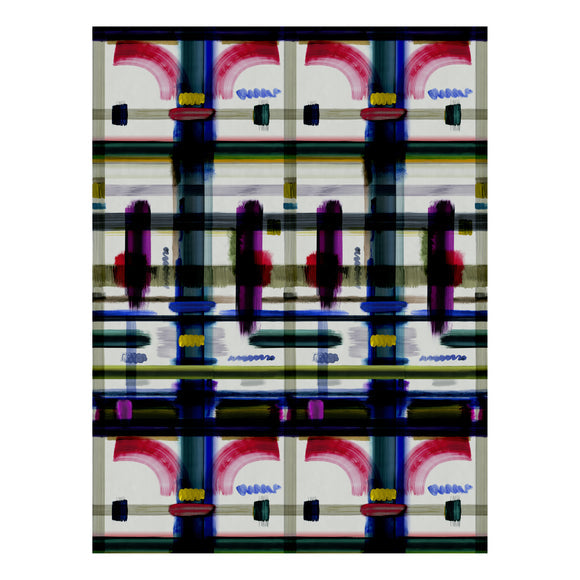 Corinthian Check Rectangular Rug Rugs Moooi