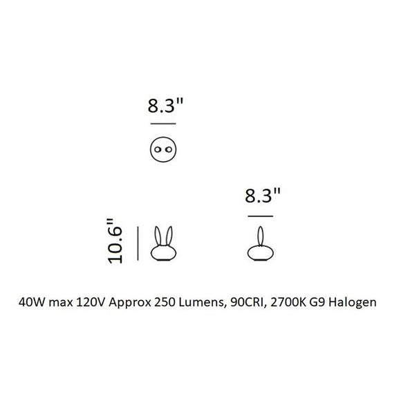 CU Pet Light - Purr Table Lamps Moooi