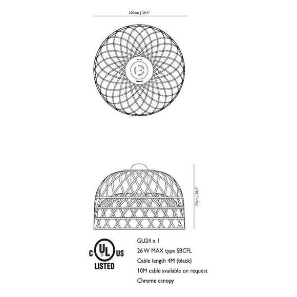 Emperor Suspended Lamp Lighting Moooi