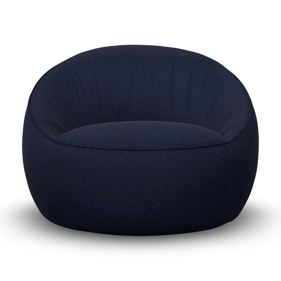 Hana Lounge Chair Chairs Moooi Calligraphy Bird Jacquard Blue Swivel