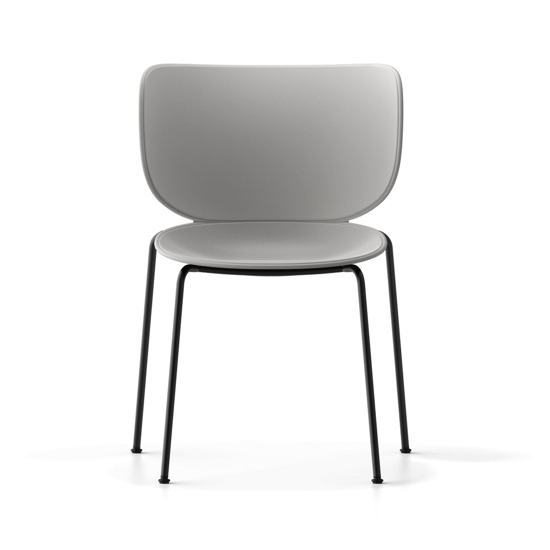 Hana Stackable Dining Chair (Set of 2) Chairs Moooi Concrete Grey Black