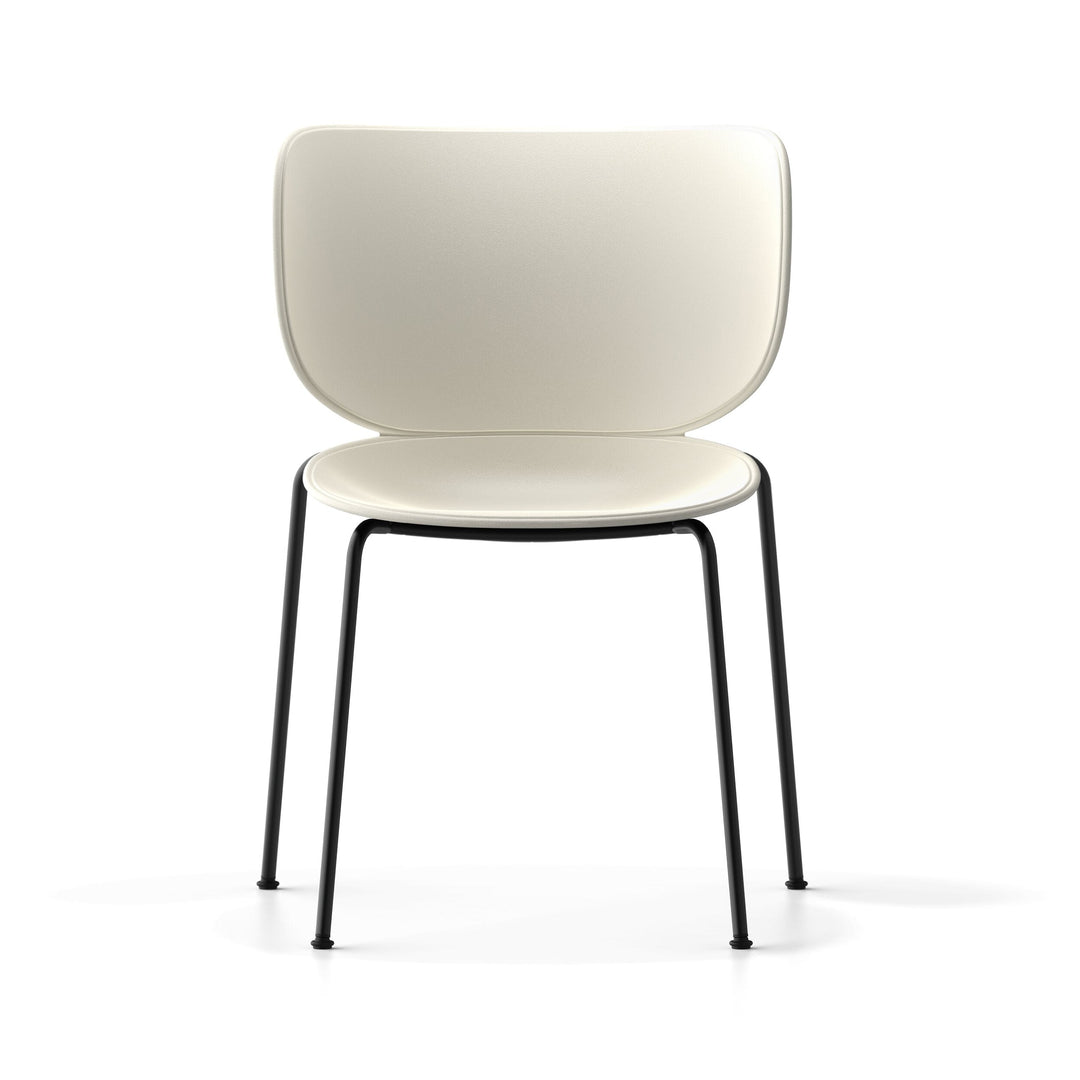 Hana Stackable Dining Chair (Set of 2) Chairs Moooi Oyster White Black