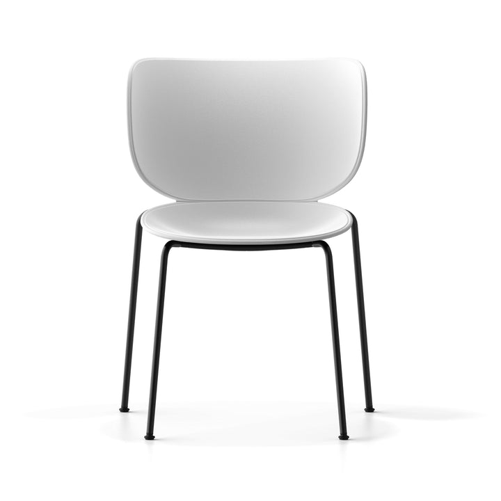 Hana Stackable Dining Chair (Set of 2) Chairs Moooi White Black