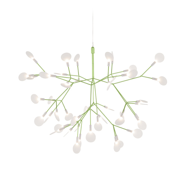 Heracleum III Suspended Light Lighting Moooi Green Small: 28.3 in width