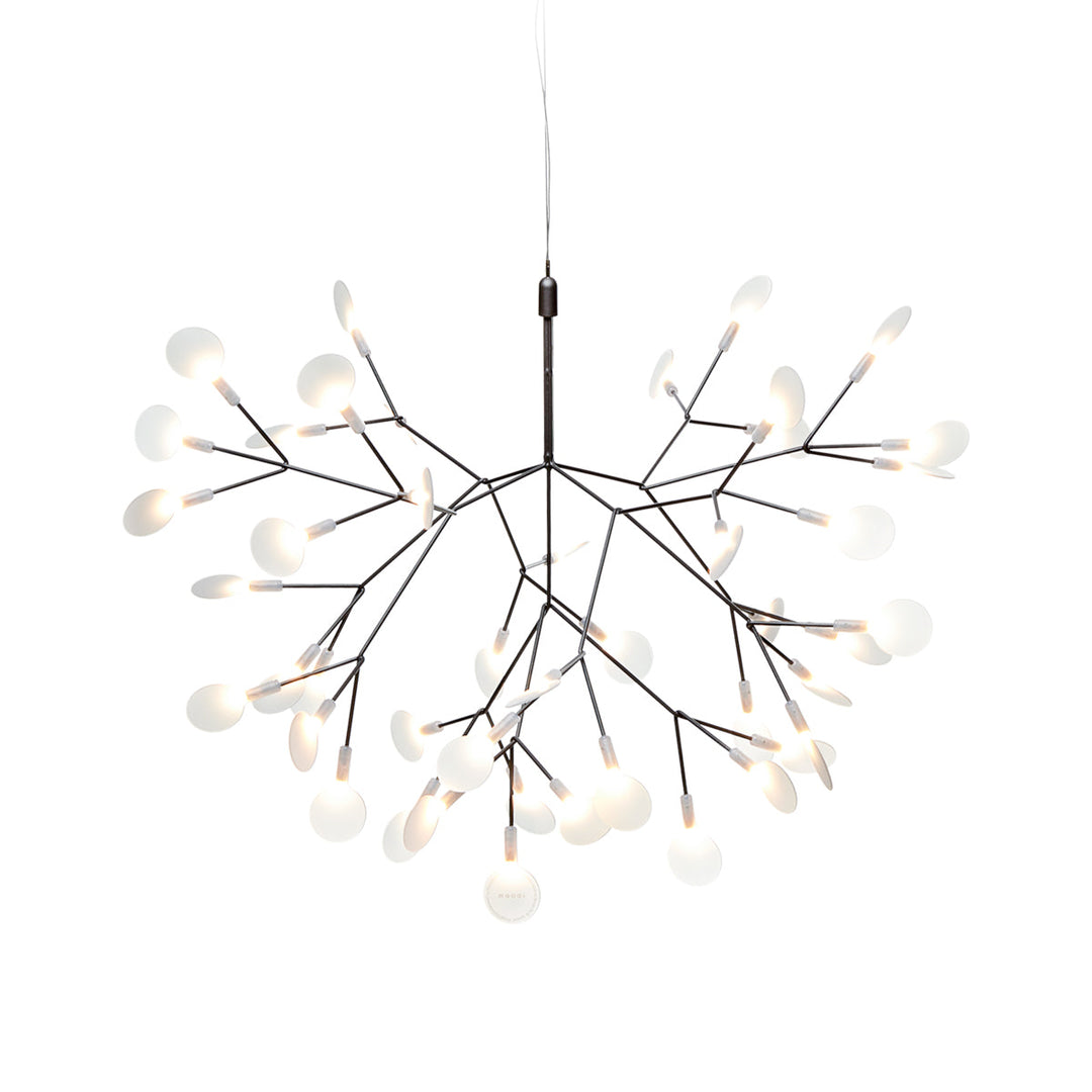 Heracleum III Suspended Light Lighting Moooi Nickel Small: 28.3 in width