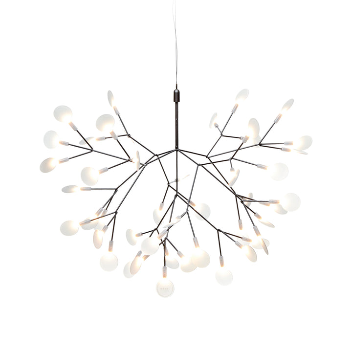 Heracleum III Suspended Light Lighting Moooi Nickel Small: 28.3 in width