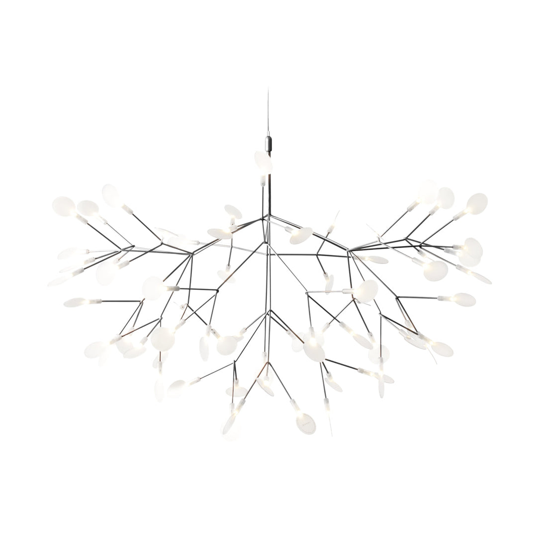 Heracleum III Suspended Light Lighting Moooi Nickel Large: 38.6 in width
