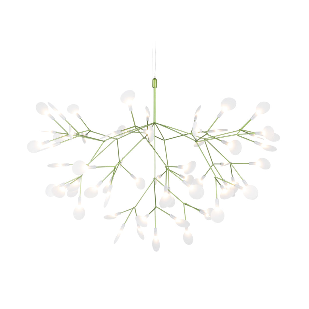 Heracleum III Suspended Light Lighting Moooi Green Large: 38.6 in width