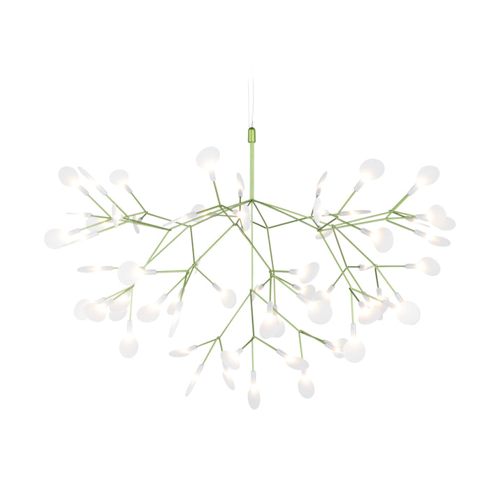 Heracleum III Suspended Light Lighting Moooi Green Large: 38.6 in width