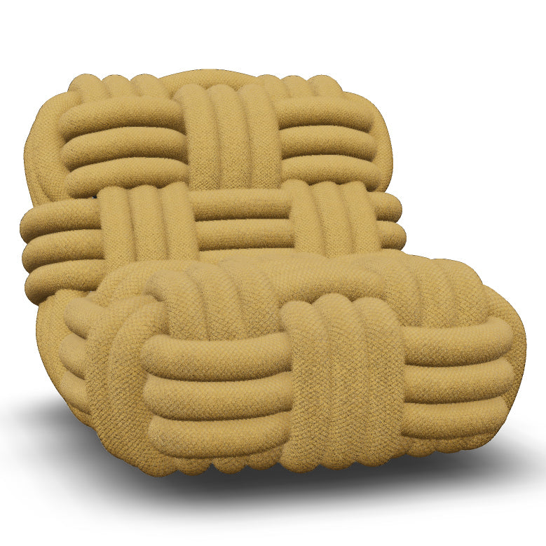 Knitty Lounge Chair Chairs Moooi Pearl Honey