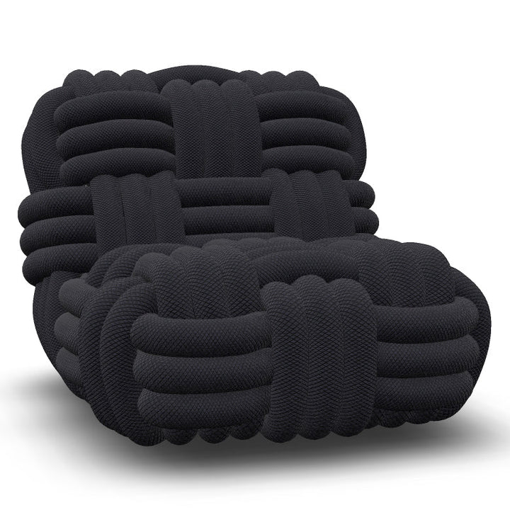 Knitty Lounge Chair Chairs Moooi Prune Midnight