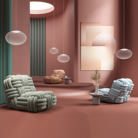 Knitty Lounge Chair Chairs Moooi
